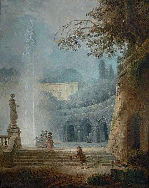 Hubert Robert The Fountain China oil painting art